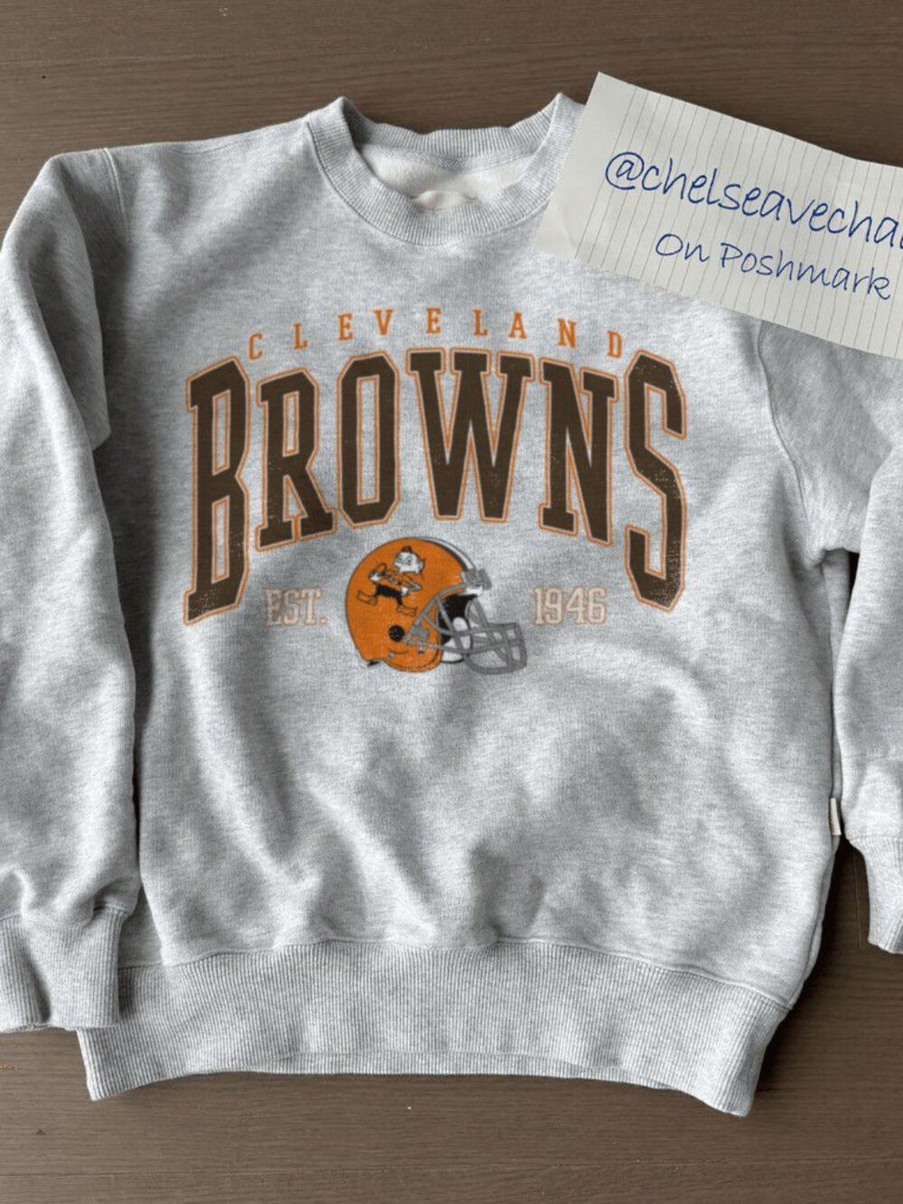 Vintage Cleveland Browns Sweatshirt, Retro NFL Cleveland Browns Football Shirt